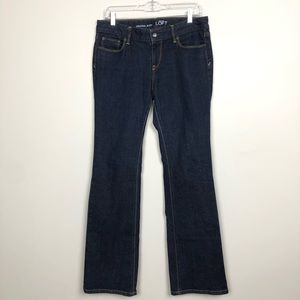 Ann Taylor Loft Original Boot Blue Denim Jeans